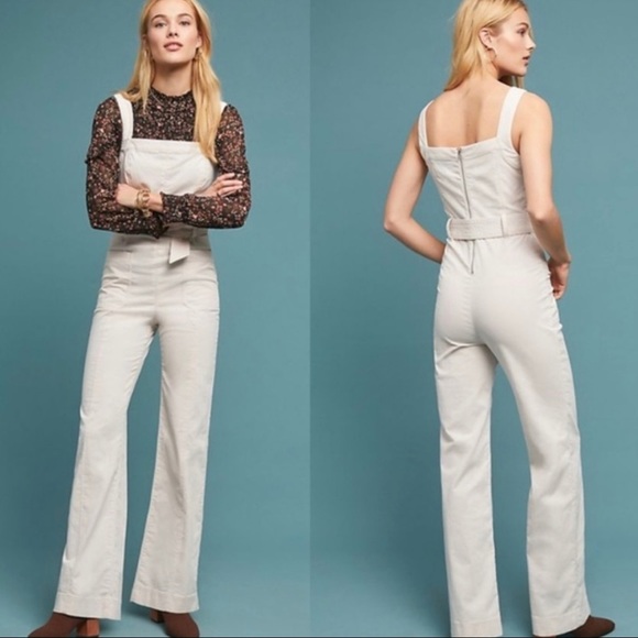 Anthropologie Pants - Anthropologie Pilcro Corduroy Belted Jumpsuit NWT